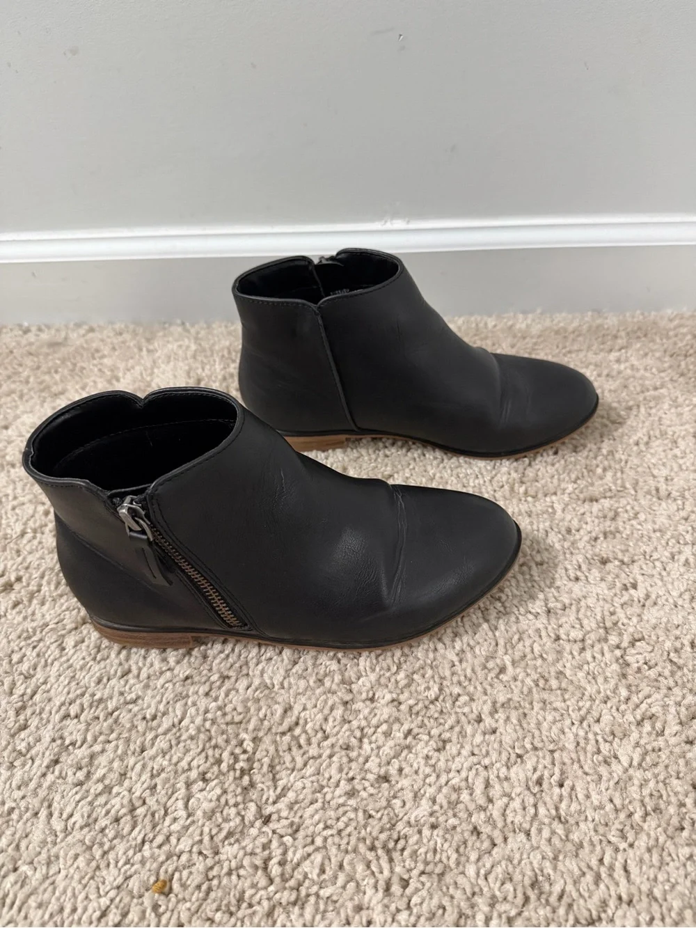 Cat & Jack Black Kids Ankle Boots